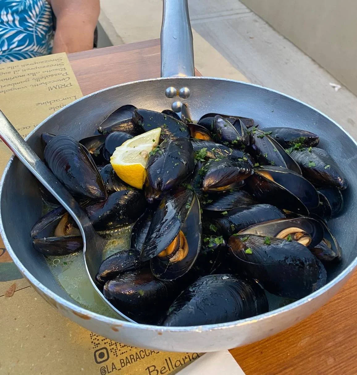Cozze al tegame — Ristorante La Baracca, Bellaria-Igea Marina