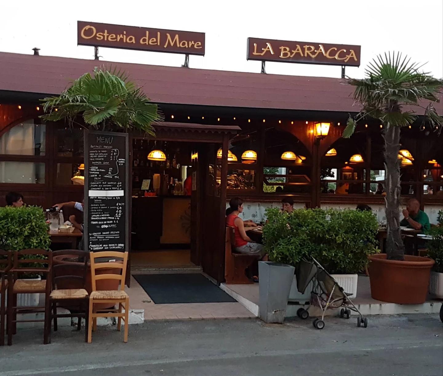 La facciata e l’ingresso — Ristorante La Baracca, Bellaria-Igea Marina